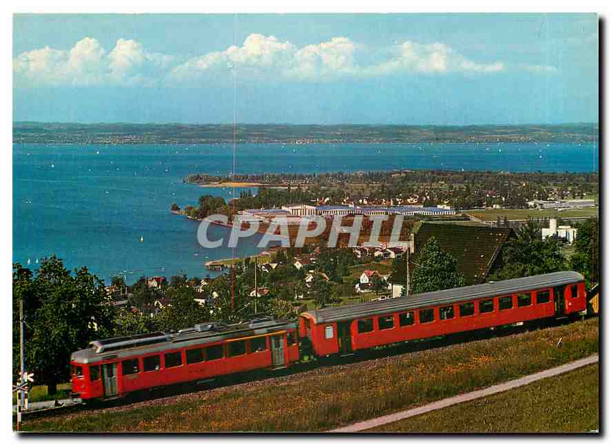CPM Rorschach-Heiden-Bergbahn Blick auf Altenrhein und Bodensee