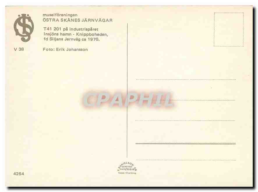 CPM Ostra Skanes Jarnvagar — Verso