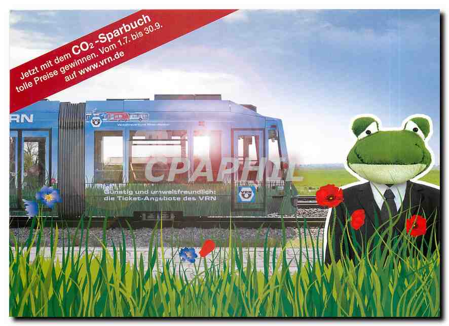 CPM Tramway Allemagne Grenouille