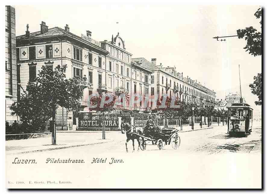 CPM Luzern. Pilatustrasse. Hotel Jura
