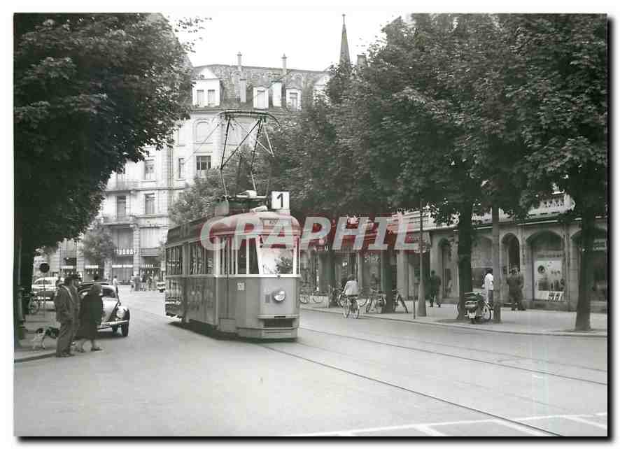 CPM Lucerne Be 4/4 108 dans la Pilatusstrasse 12.6.1956