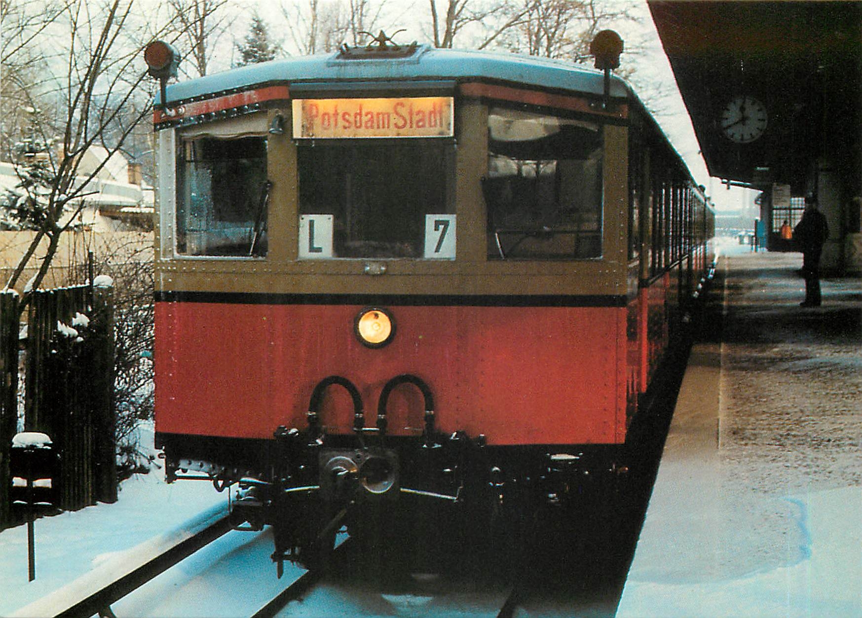 CPM Vintage Train of the Metropolitan Railway ("S-Bahn") Berlin at GRunewald Station