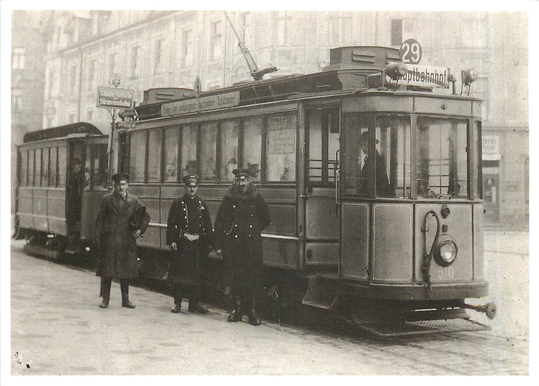 CPM Strassenbahn in Muenchen um 1920