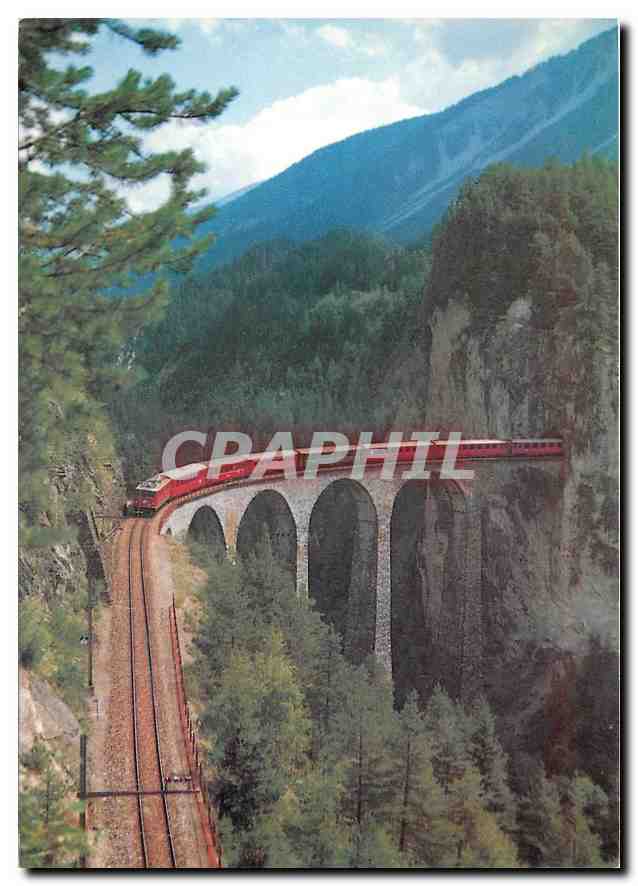 CPM Filisur Landwasser-Viadukt mit Bernian Express