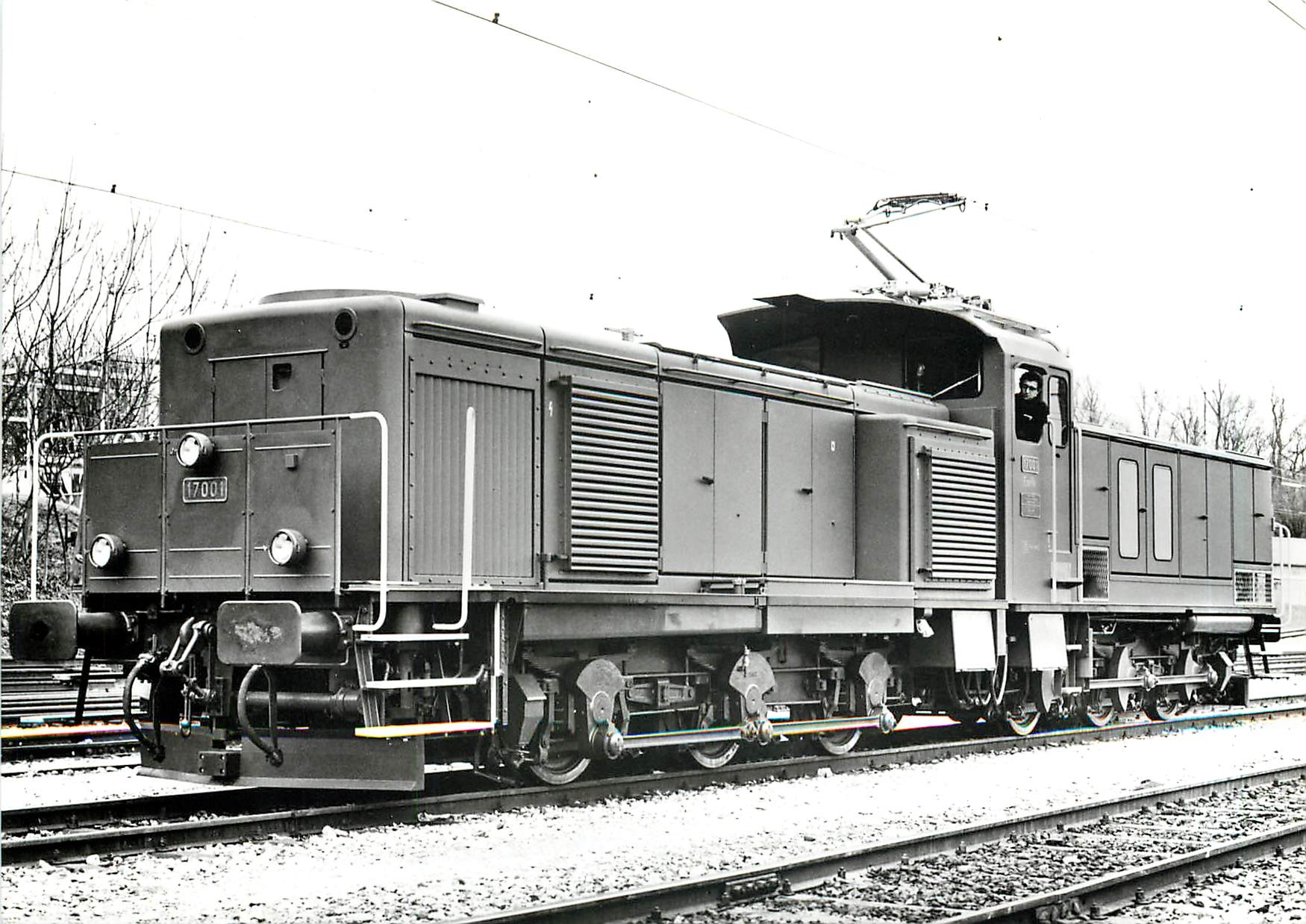 CPM SBB-CFF Locomotive de manoeuvre ambimoteur Eem 6/6 17001-17006 1970