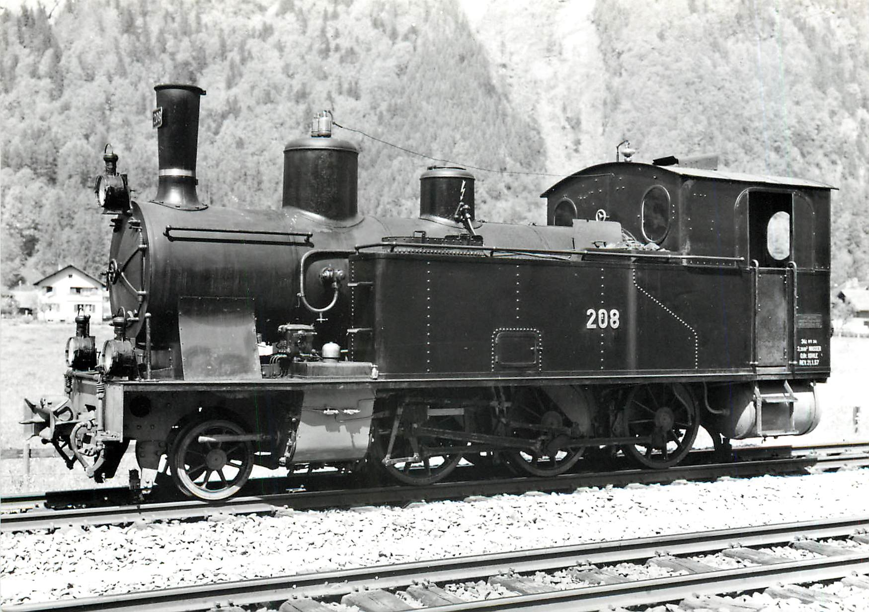 CPM SBB-CFF Bruenig Schmalspur/voie etroite G 3/4 201-208 1905-1913