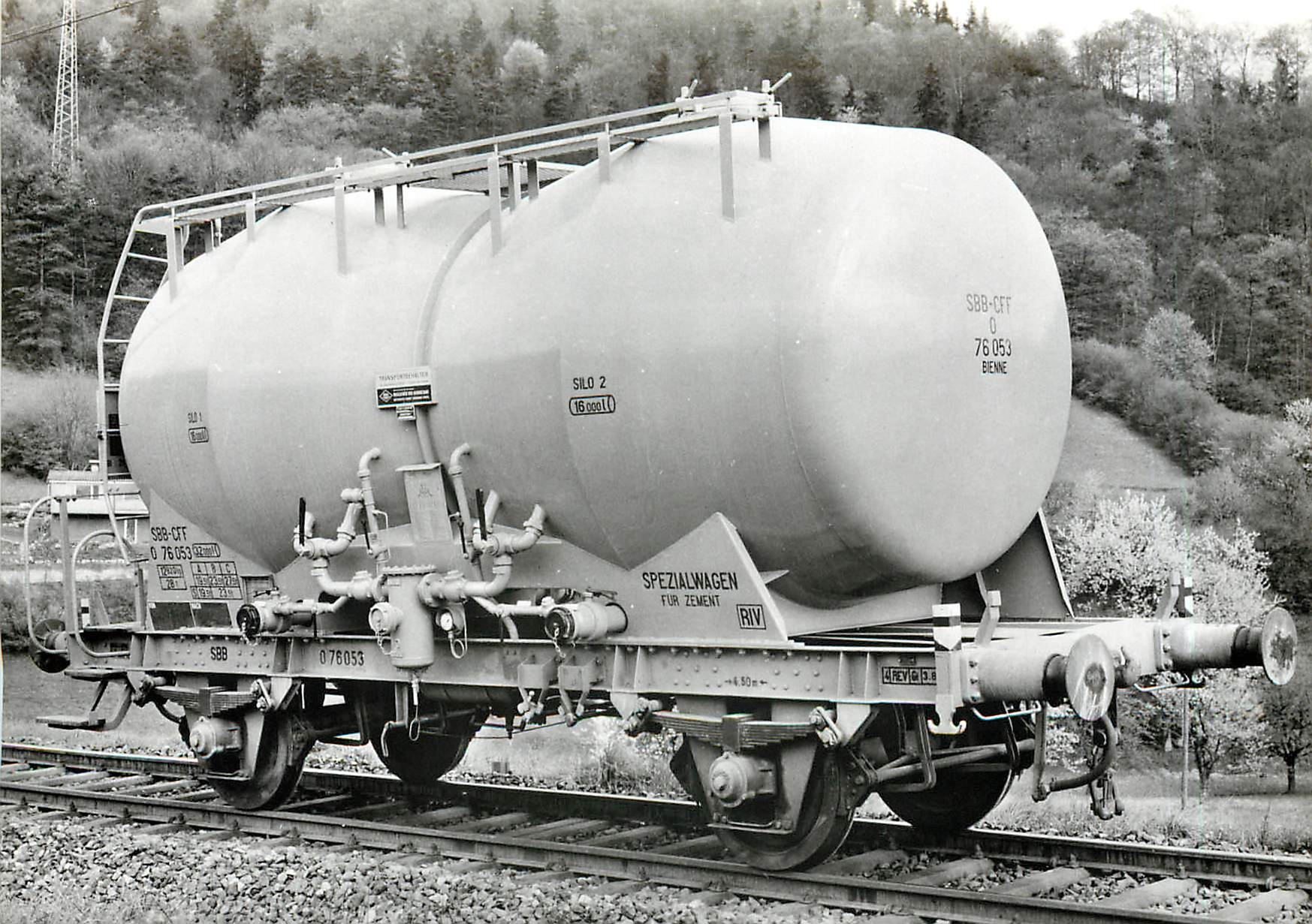 CPM SBB-CFF Wagon a ciment