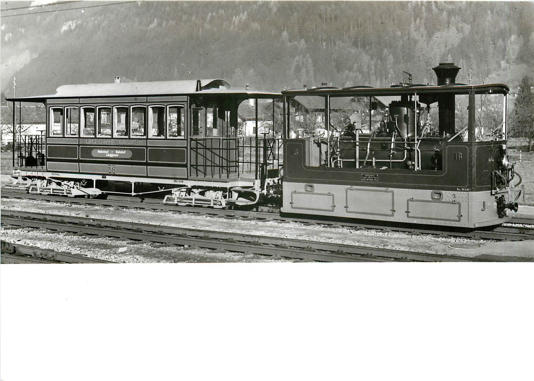 CPM Bern tramway a vapeur G 3/3 18 1894 