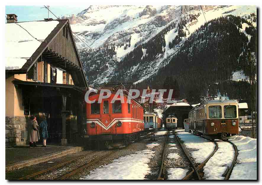 CPM Rame 351-301 de l'A.L. en renfort sur l'A.S.D. aux Diablerets le 7 fevrier 1985