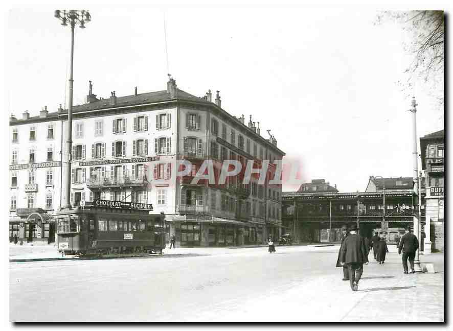 CPM Geneve place de Cornavin Ce 2/2 No. 14 vers 1926