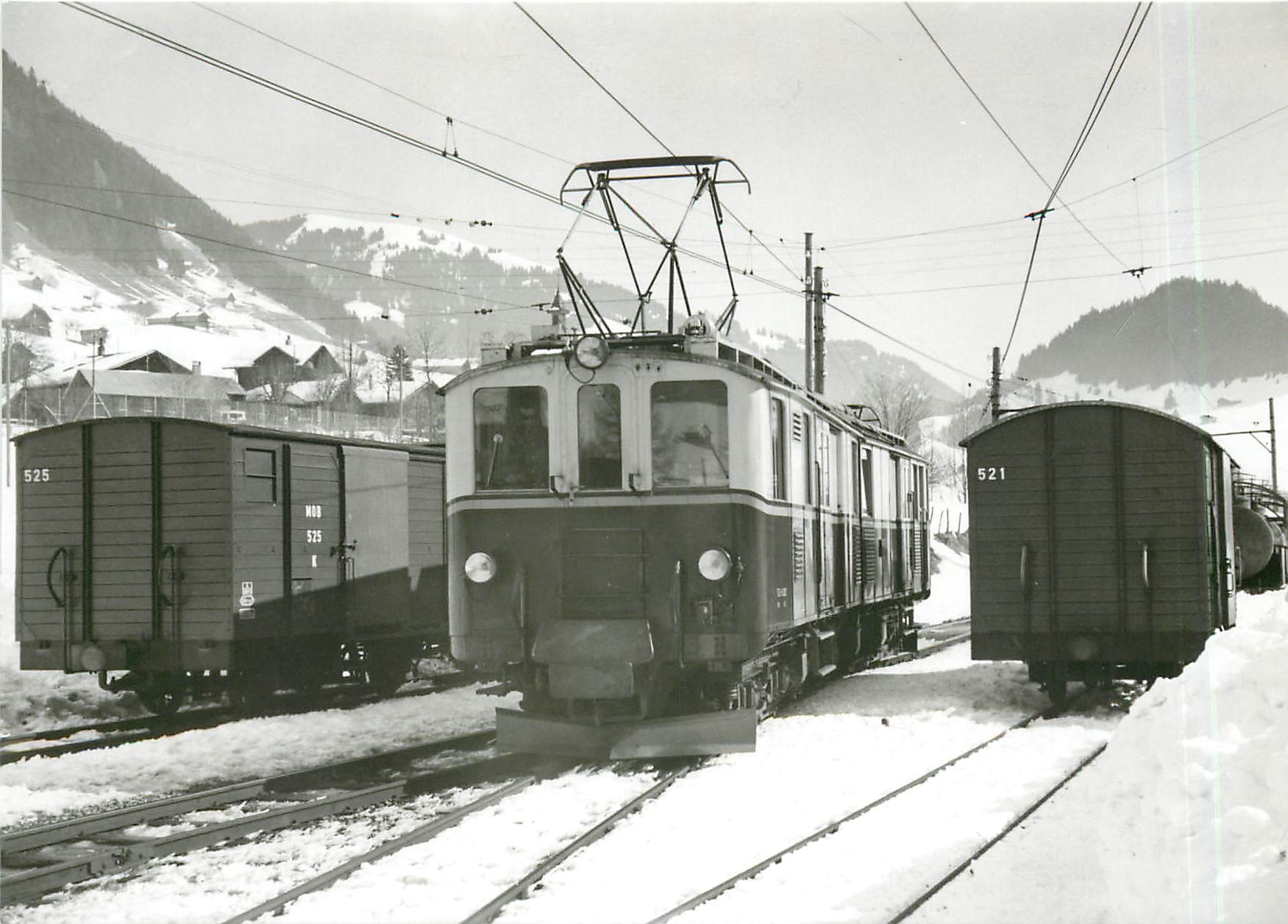 CPM Le DZe 6/6 2002 manoeuvre a Rougemont 28.2.1965