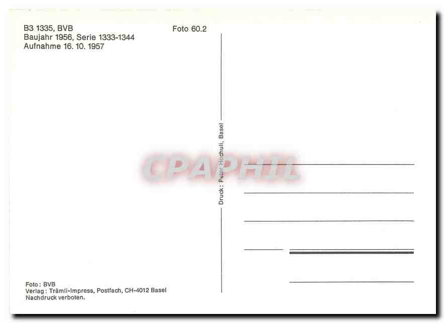 CPM B3 1335 BVB — Verso