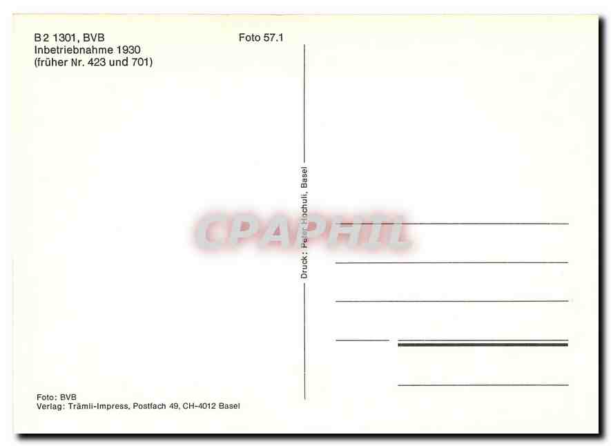 CPM B2 1301 BVB — Verso
