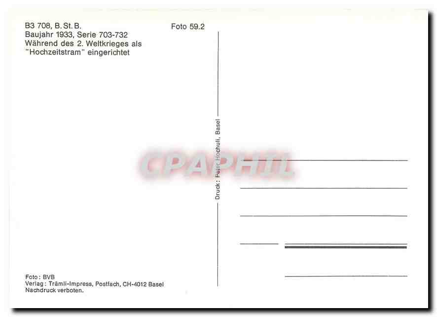 CPM B3 708 B.St.B. — Verso
