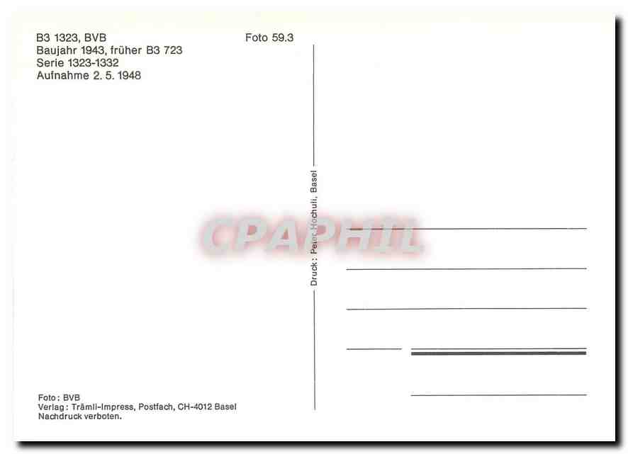 CPM B3 1323 BVB — Verso