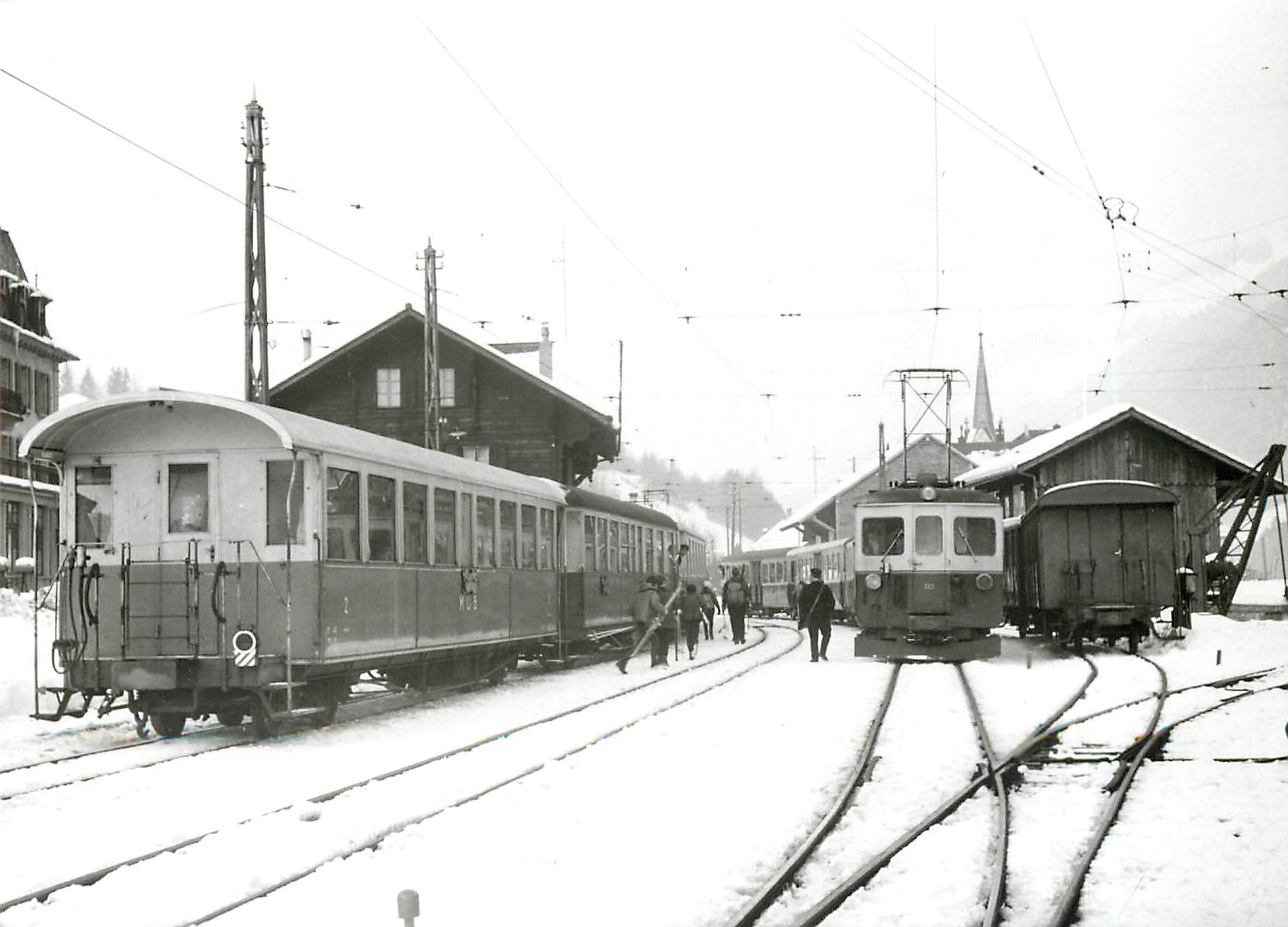 CPM Montbovon correspondance avec le GFM 21.2.1965