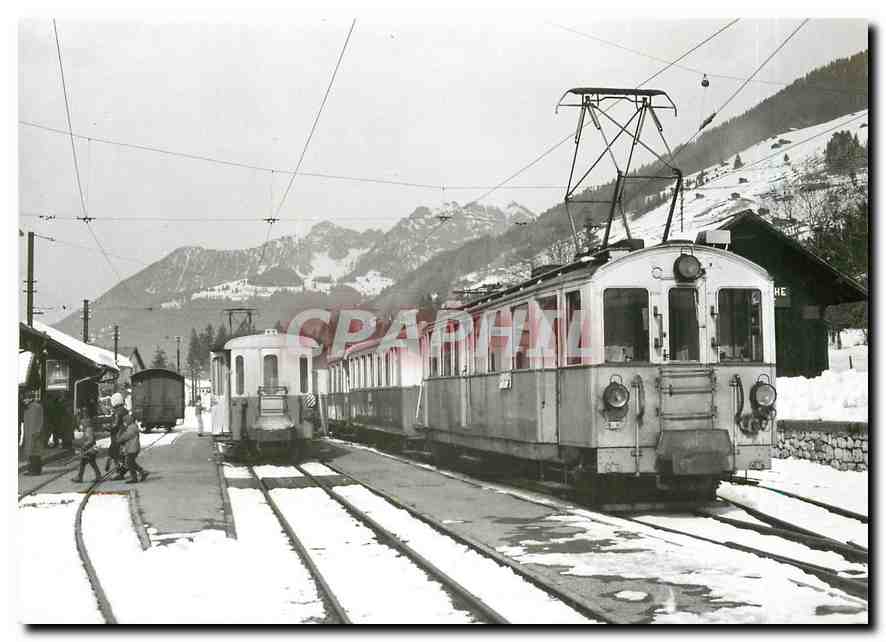 CPM En gare de la Lenk 18.2.1972