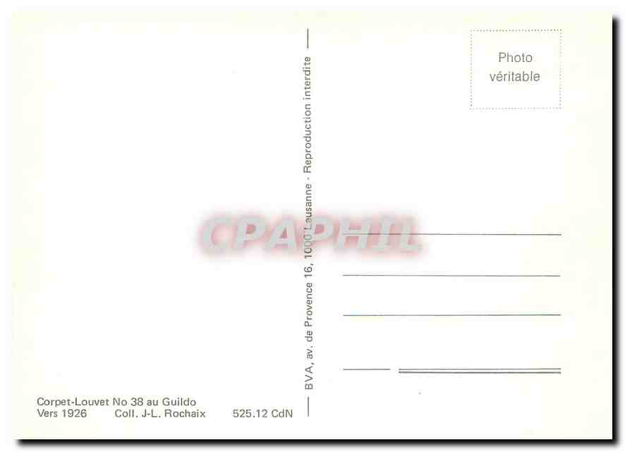 CPM Corpet-Louvert No 38 au Guildo vers 1926 — Verso