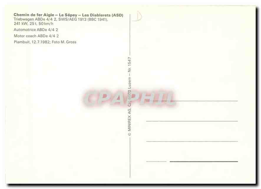 CPM Motor coach ABDe 4/4 2 — Verso