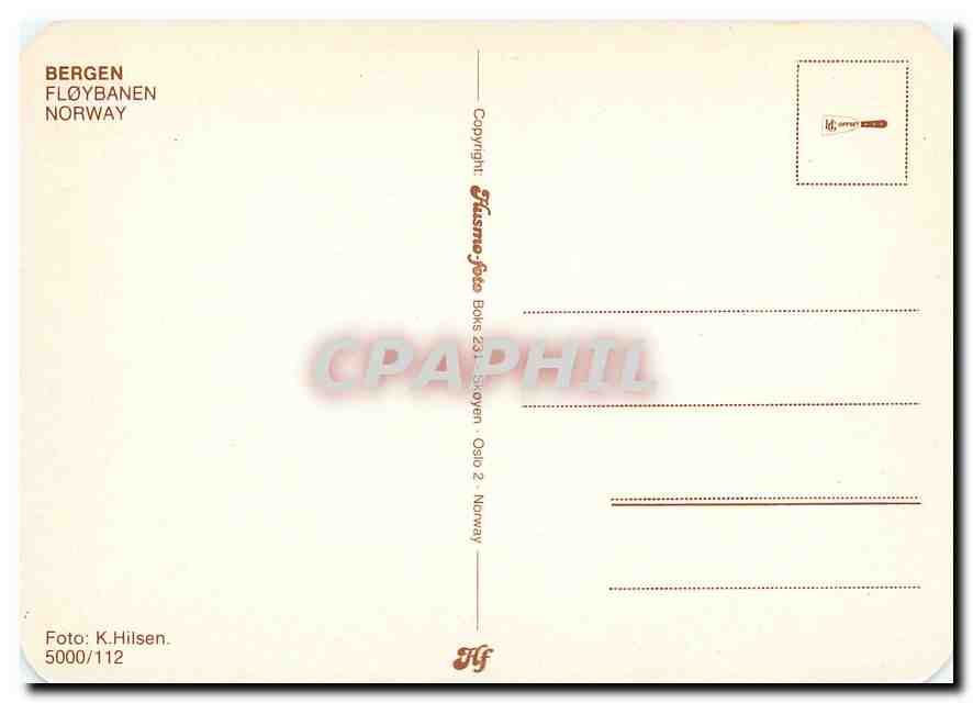 CPM Bergen Norway — Verso