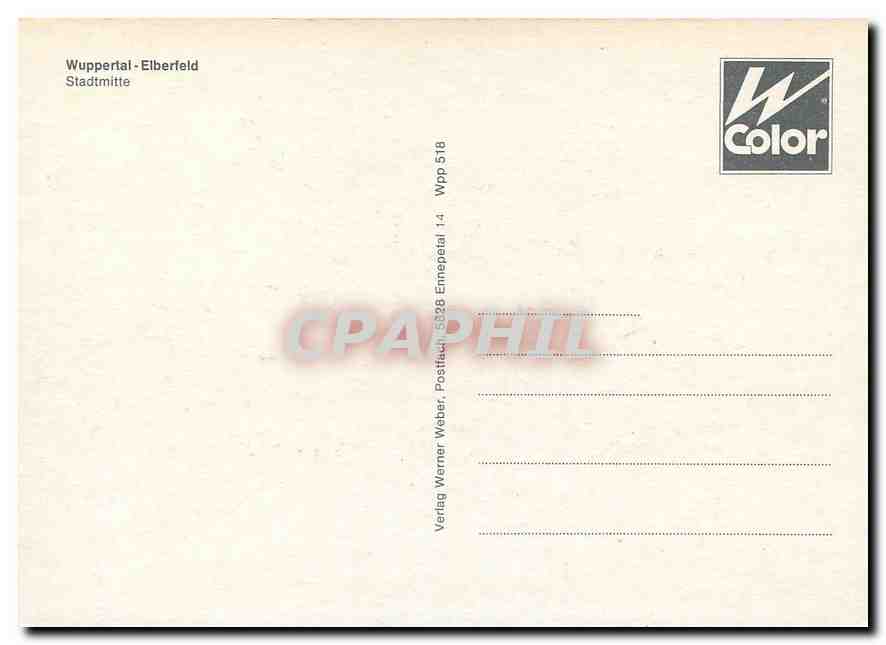CPM Wuppertal-Elberfeld Stadtmitte — Verso