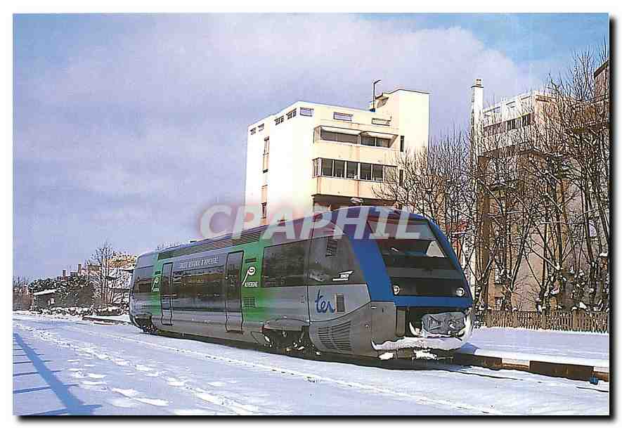 CPM ATER X 73680 pour le Puy en gare de St Etienne-Bellevue le 01/02/2003