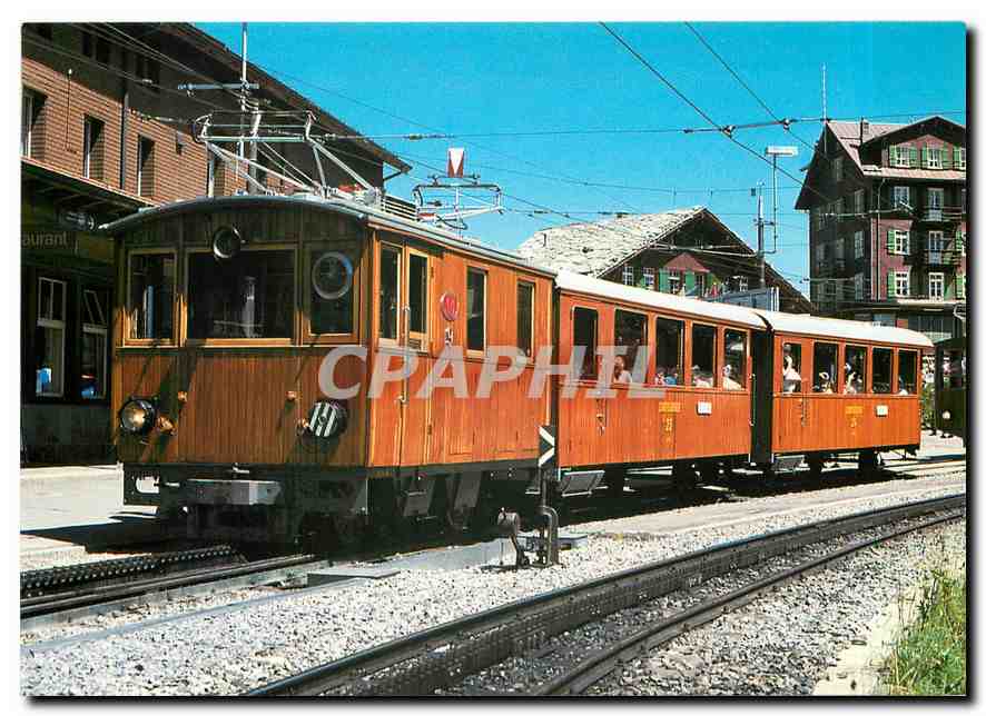 CPM Rack locomotive He 9 and trailers B2 23 and 24