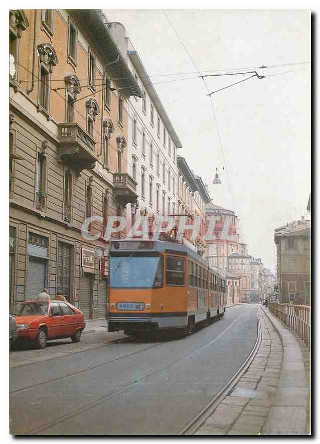CPM La motrice 4909 in Corso Magenta