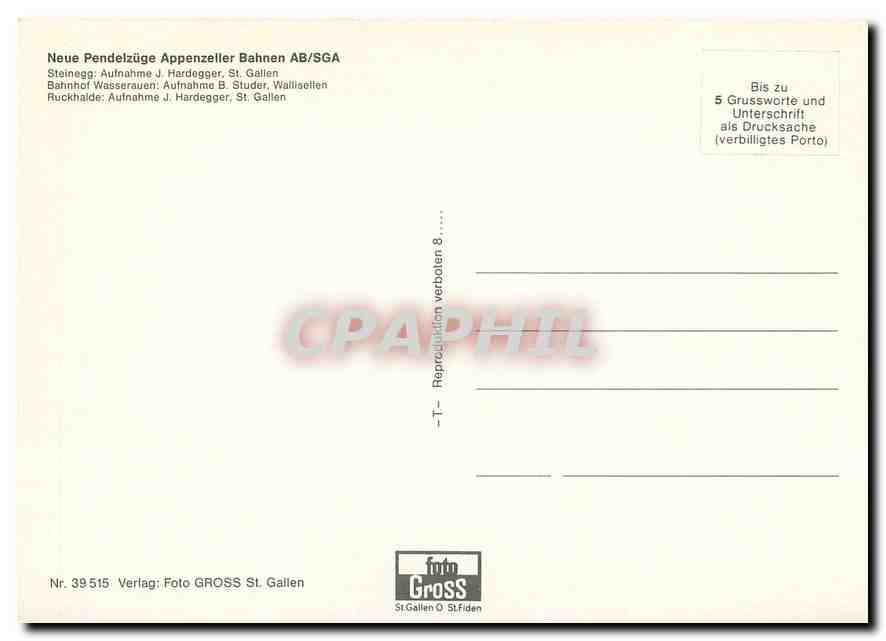CPM Appenzeller Bahnen — Verso