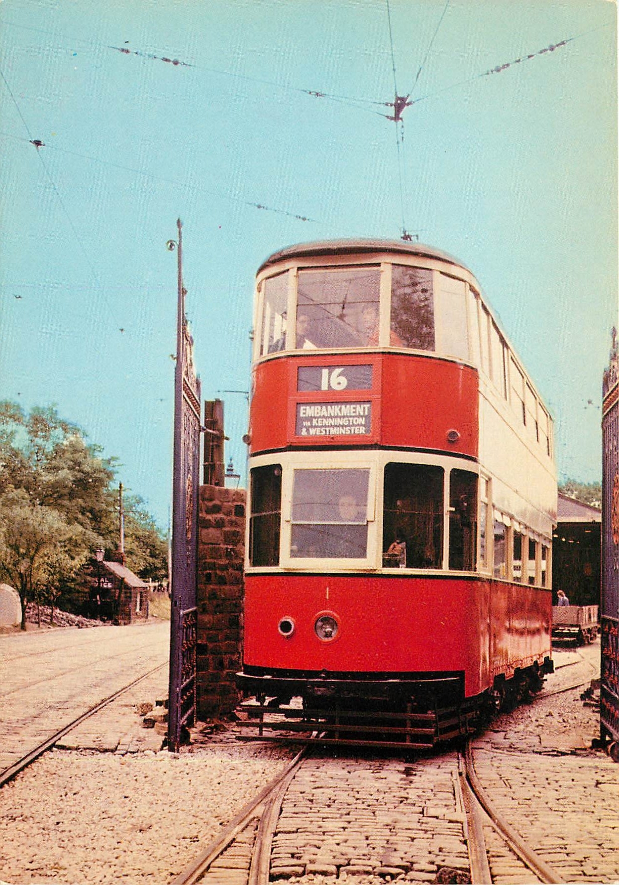 CPM London number 1 at the gates of the depot yard