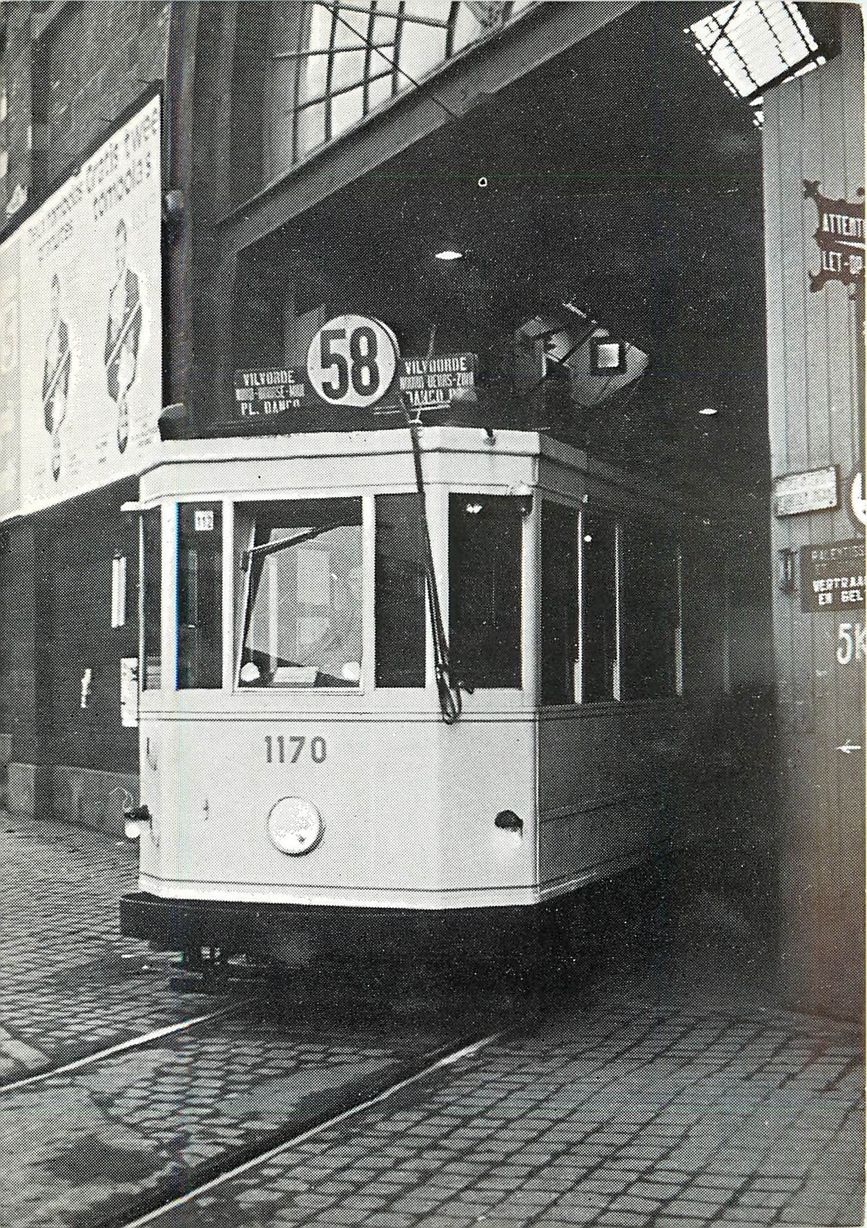 CPM Ligne 58 - depot Avenue du Roi