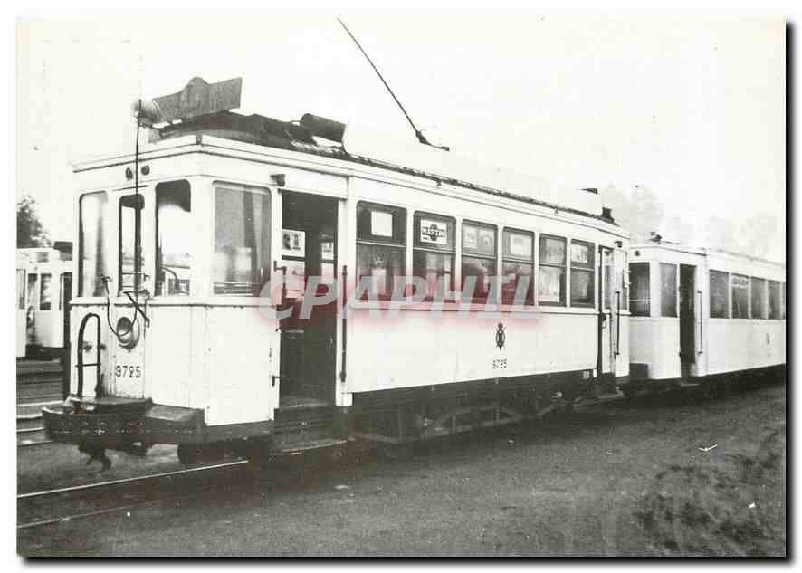 CPM Motrice 9725 mises en service en 1929 ces motrices ne quitterent jamais le Brabant