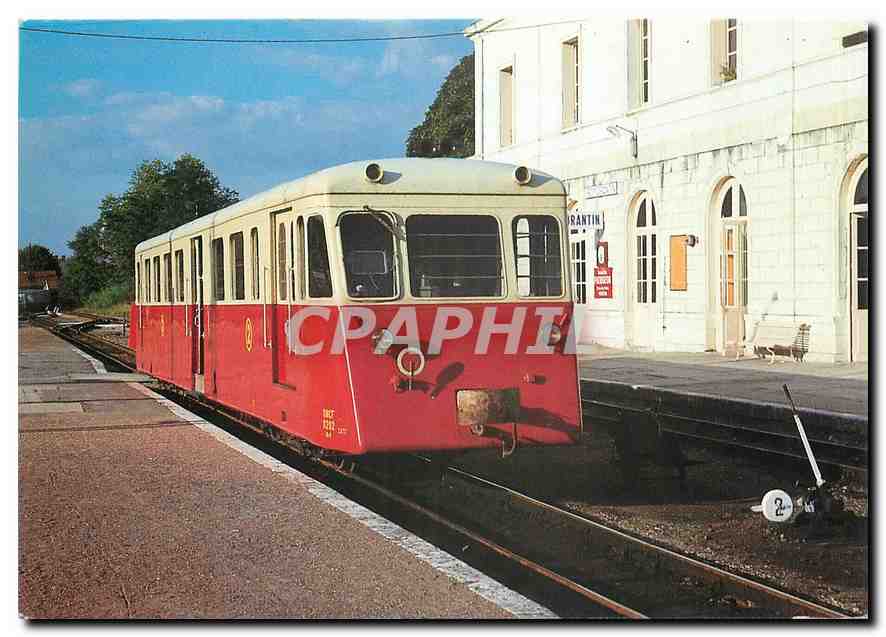 CPM L'autorail de Dion X202 en gare de Romorantin (septembre 1978)
