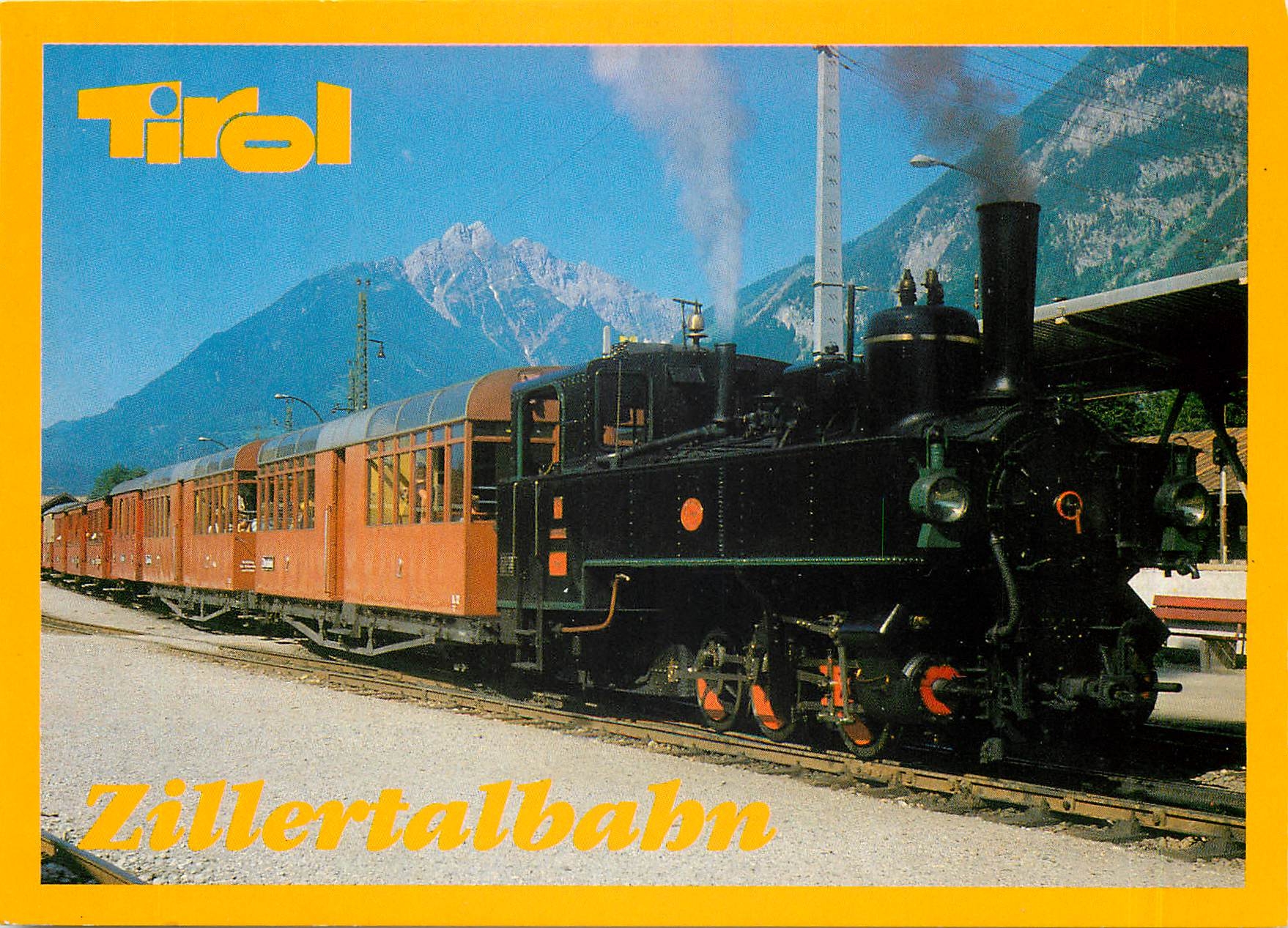 CPM Gruss aus Tirol Zillertalbahn (seit 1902)