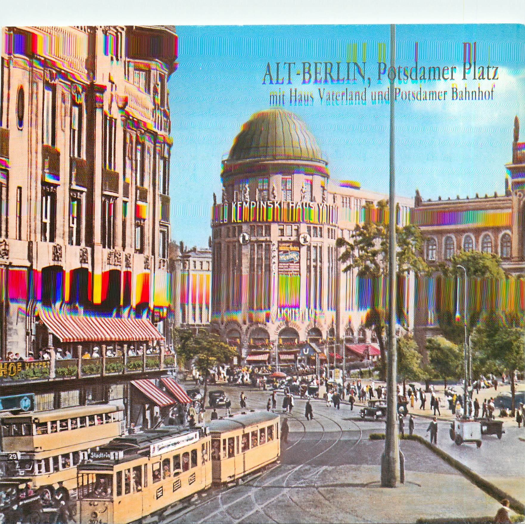 CPM Alt-Berlin Potsdamer Platz mit Haus Vaterland und Postdamer Bahnhof
