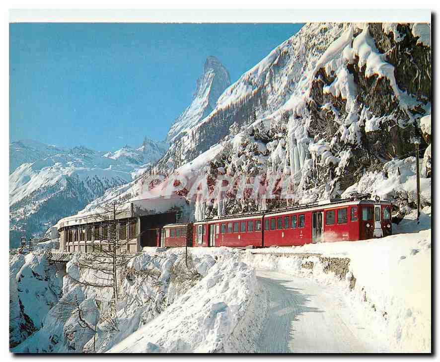 CPM Brig-Visp-Zermatt Bahn mit NMatterhorn ABDeh 8/8 2042