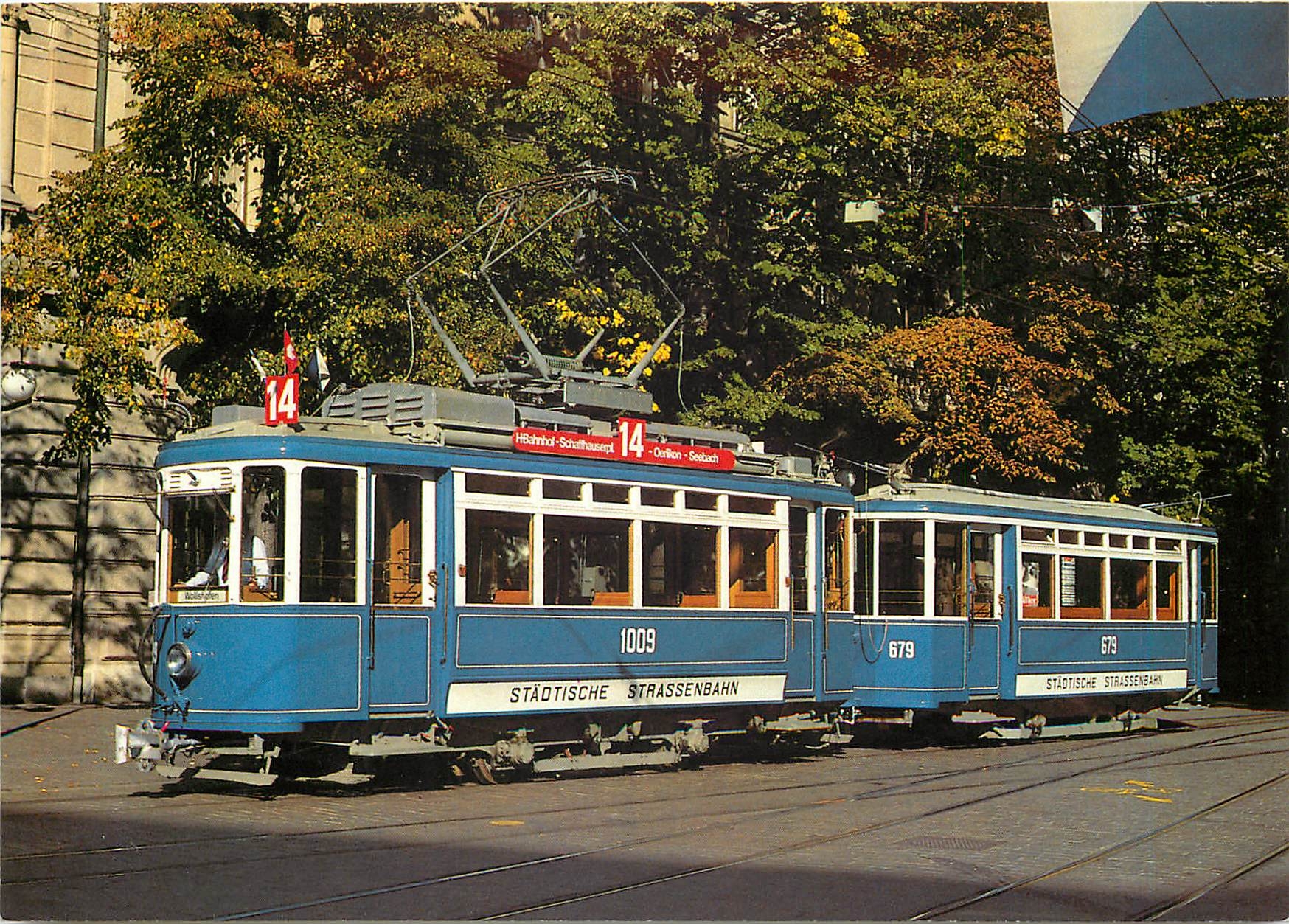 CPM Zuerchertram Zweichachser-Anhaengerzug Linie 14