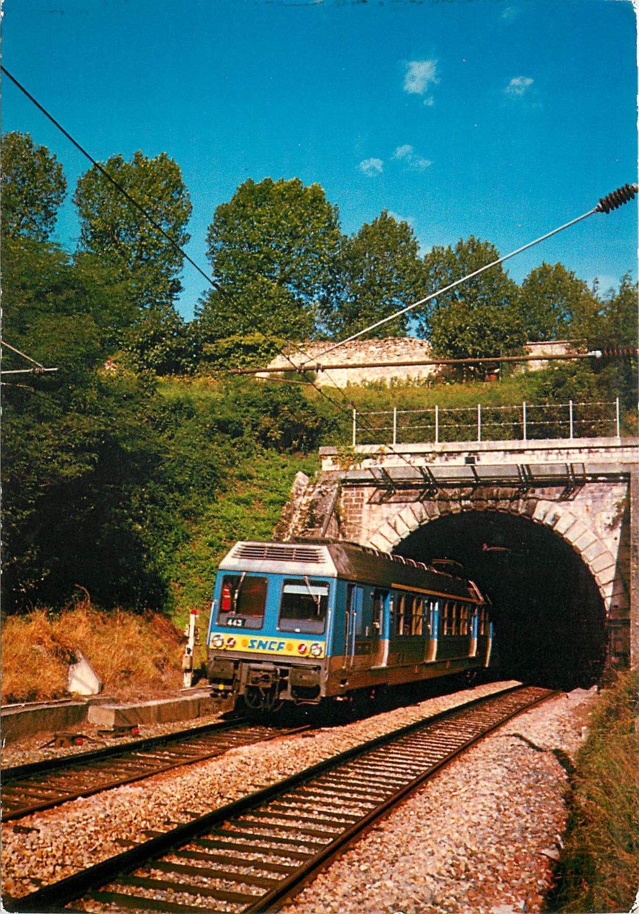 CPM Ligne S.N.C.F. de Paris - Saint Lazare a Saint-Nom-La-Breteche