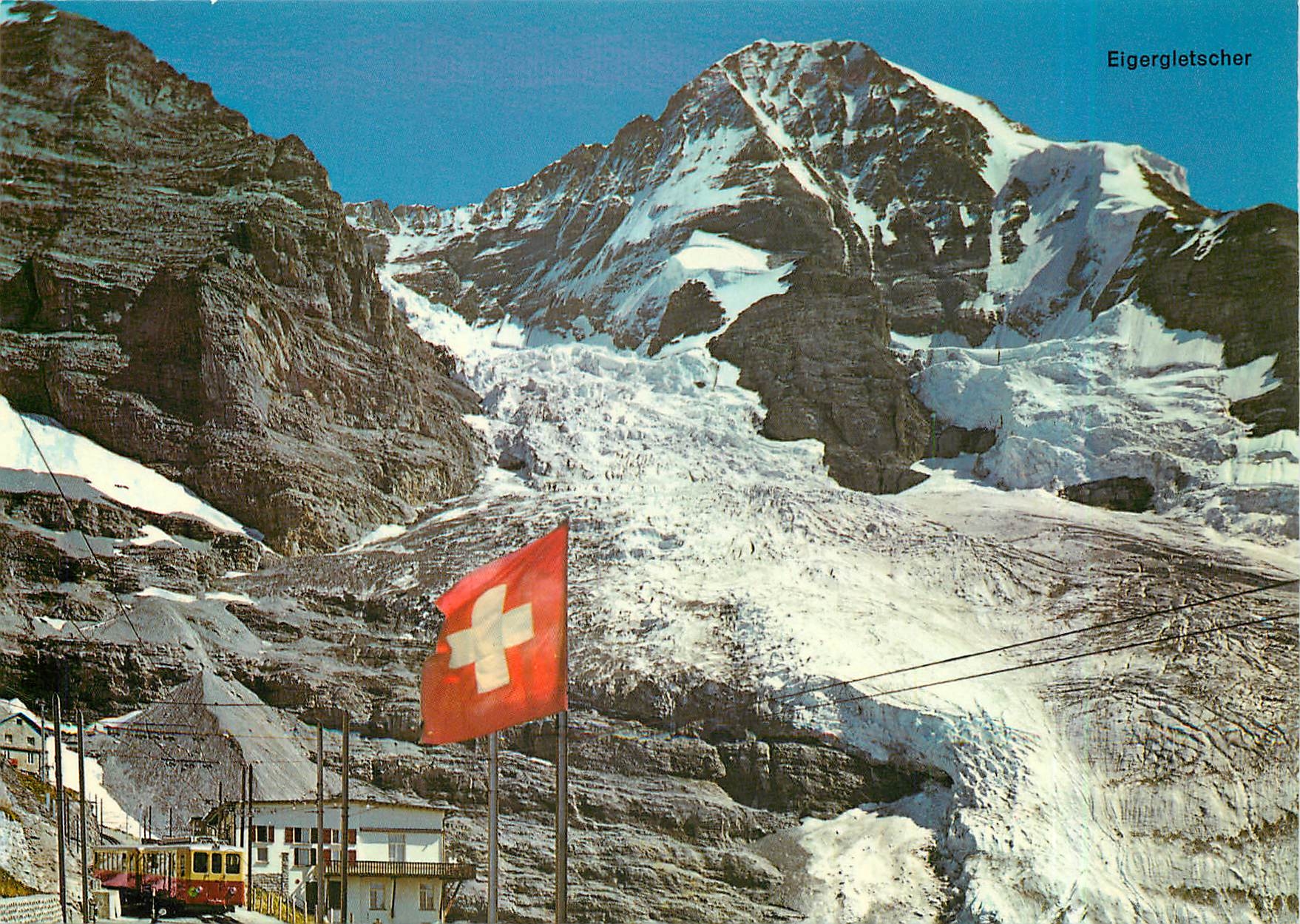 CPM Eigergletscher mit Eiger und Moench