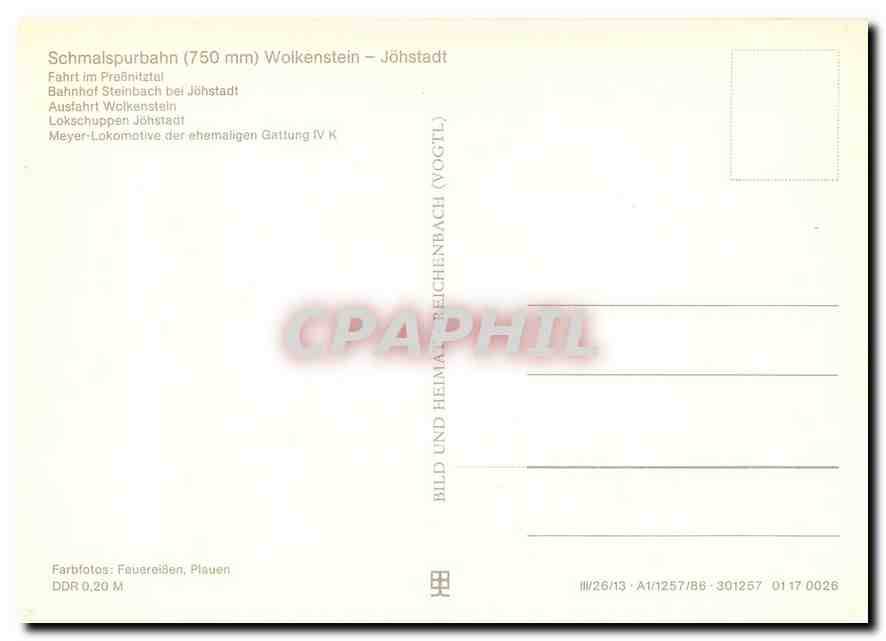 CPM Pressnitztalbahn — Verso