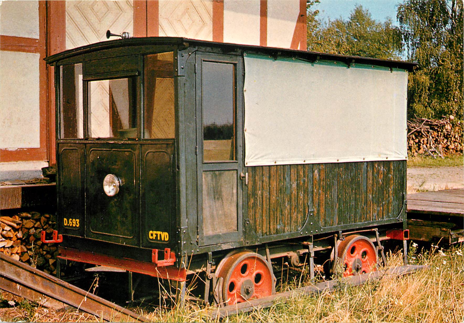 CPM Draisine Billard No.106 en gare d'ASpach