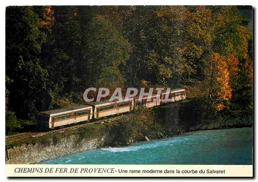 CPM Une rame moderne dans la courbe du Salvaret