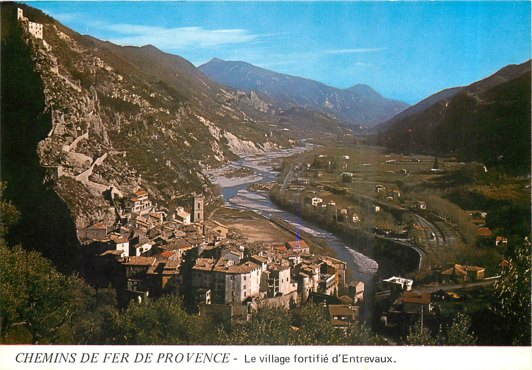 CPM Le village fortifie d'Entrevaux