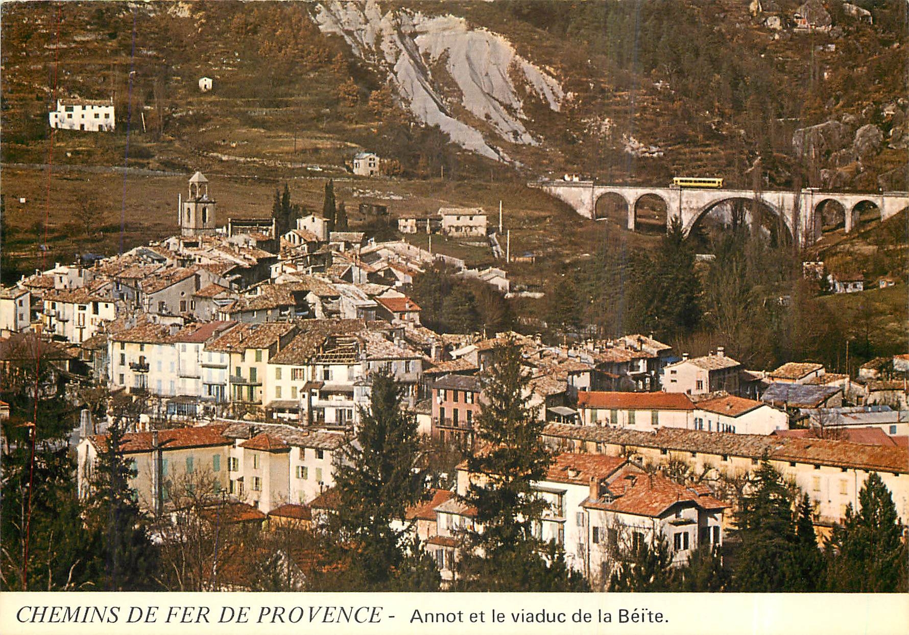 CPM Annot et le viaduc de la Beite