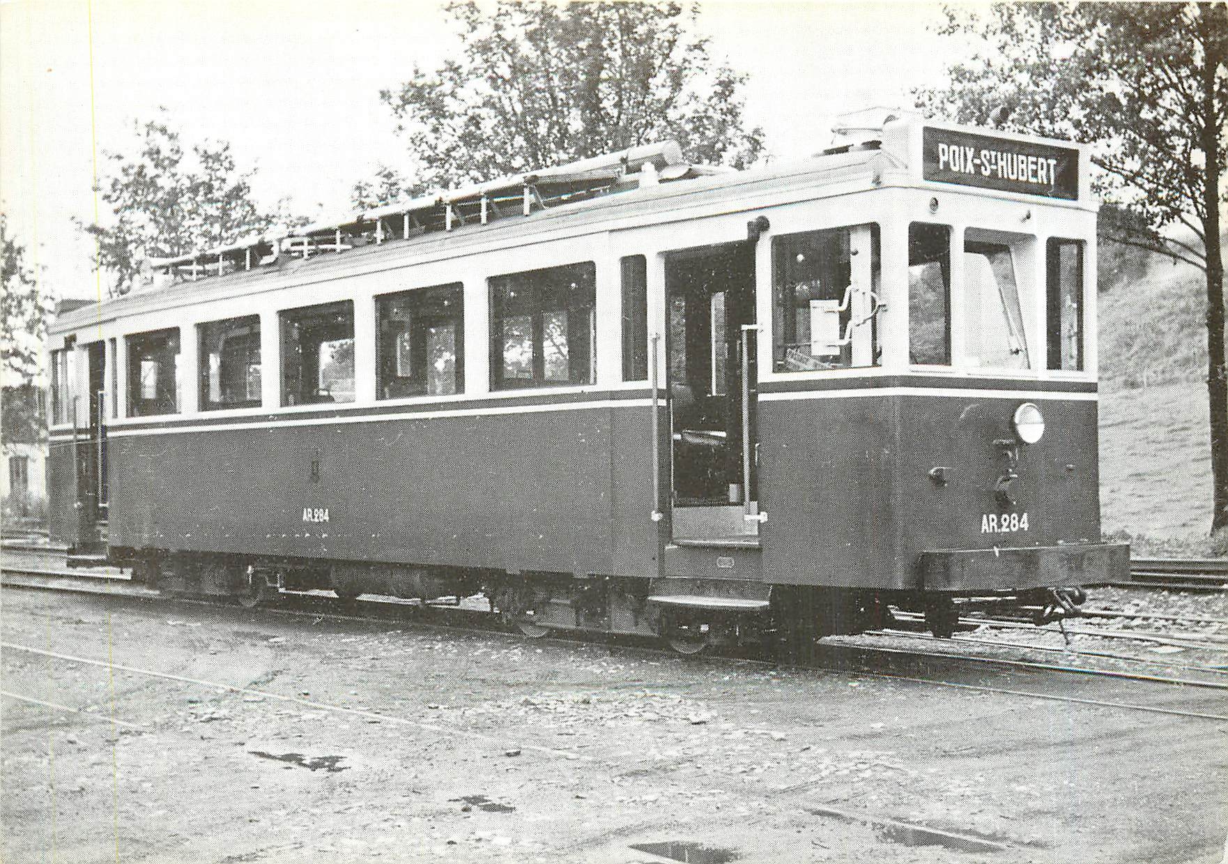 CPM Automotrice a Bogies 284 (serie 284-288) Braine-le-Comte 1940