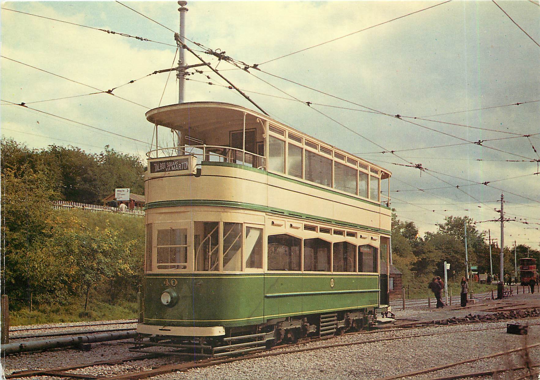 CPM Open-Balcony Tramcar No.40 built in 1926 and formerly operated by Blackpool Corporation