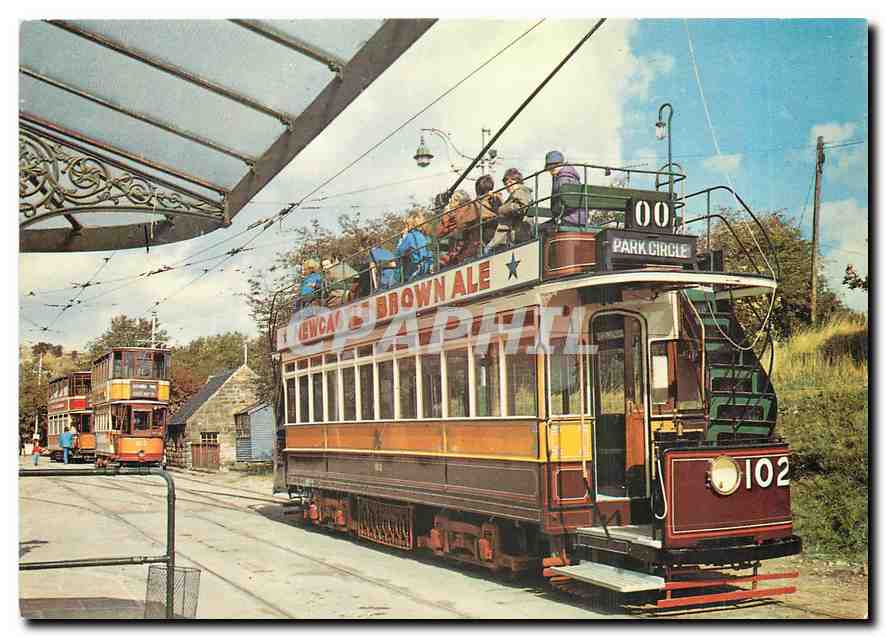 CPM Tramcar No.102 in the foreground is from Newcastle and was built in 1902