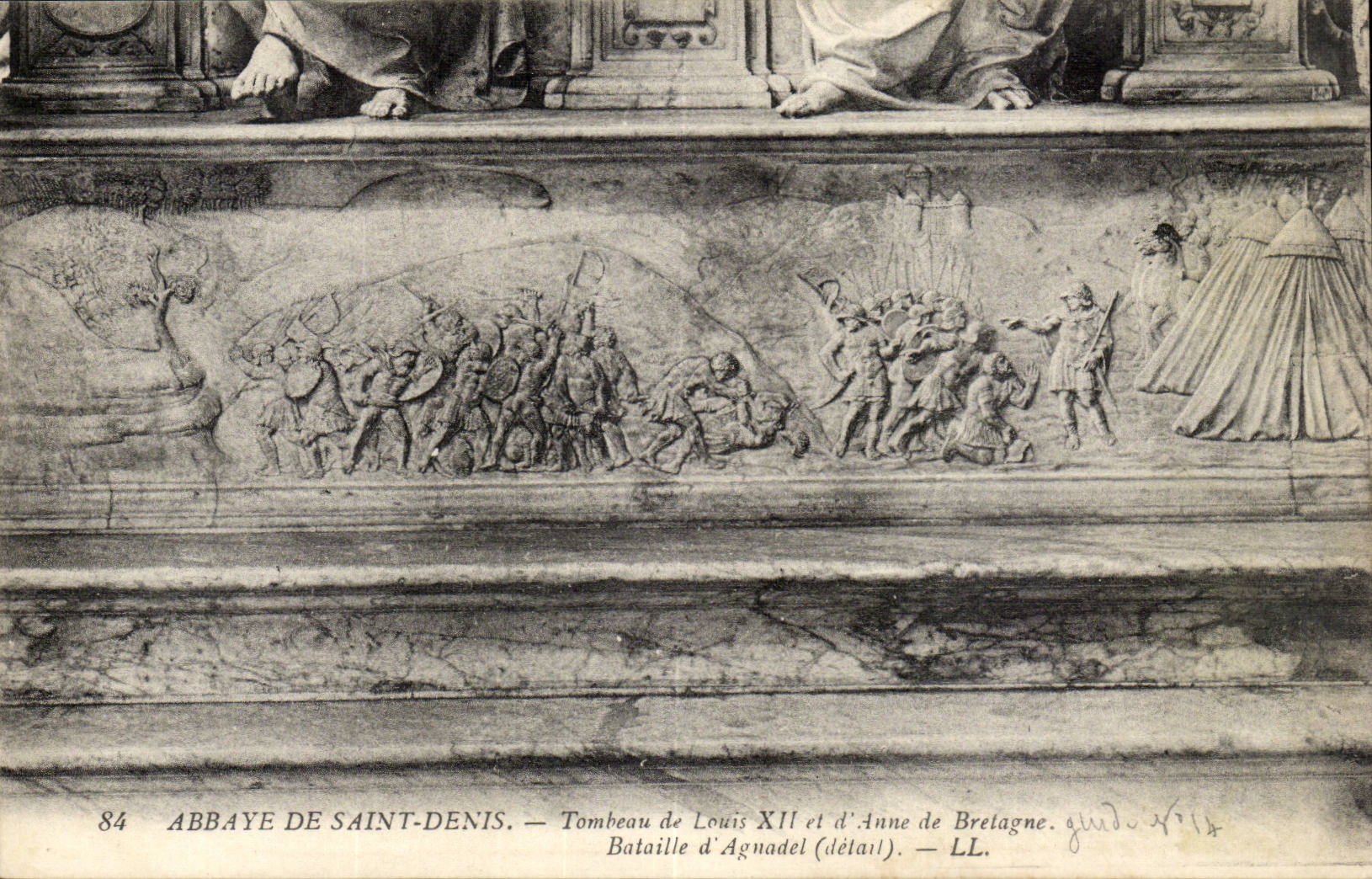 abbaye de Saint DEnis CPA Tombeau de Louis XII et d'Anne de Bretagne Bataille d'Agnadel 