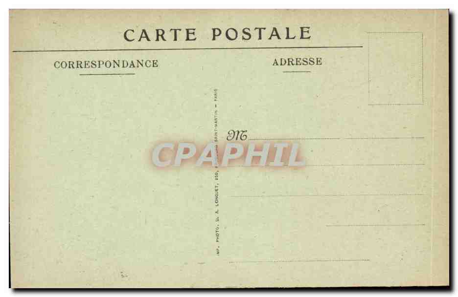 CPA clamart sous les Romains — Rückseite