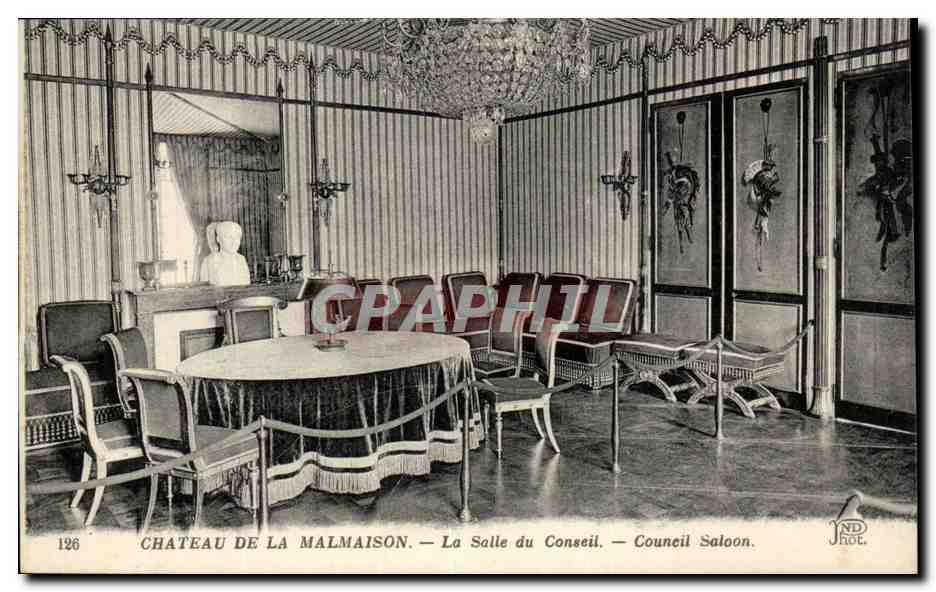 chateau de la malmaison CPA La salle du conseil 